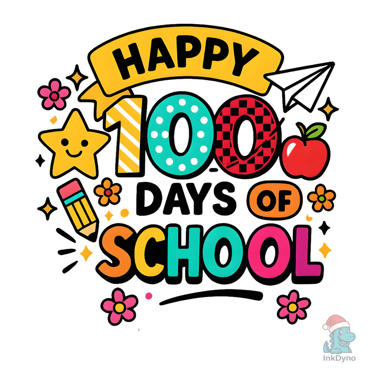 100th Days of School Celebrate Design