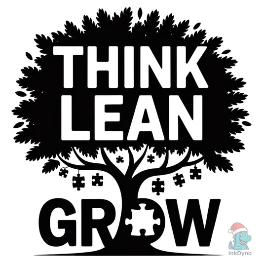 Think Learn Grow Growth Mindset - DTF Transfer