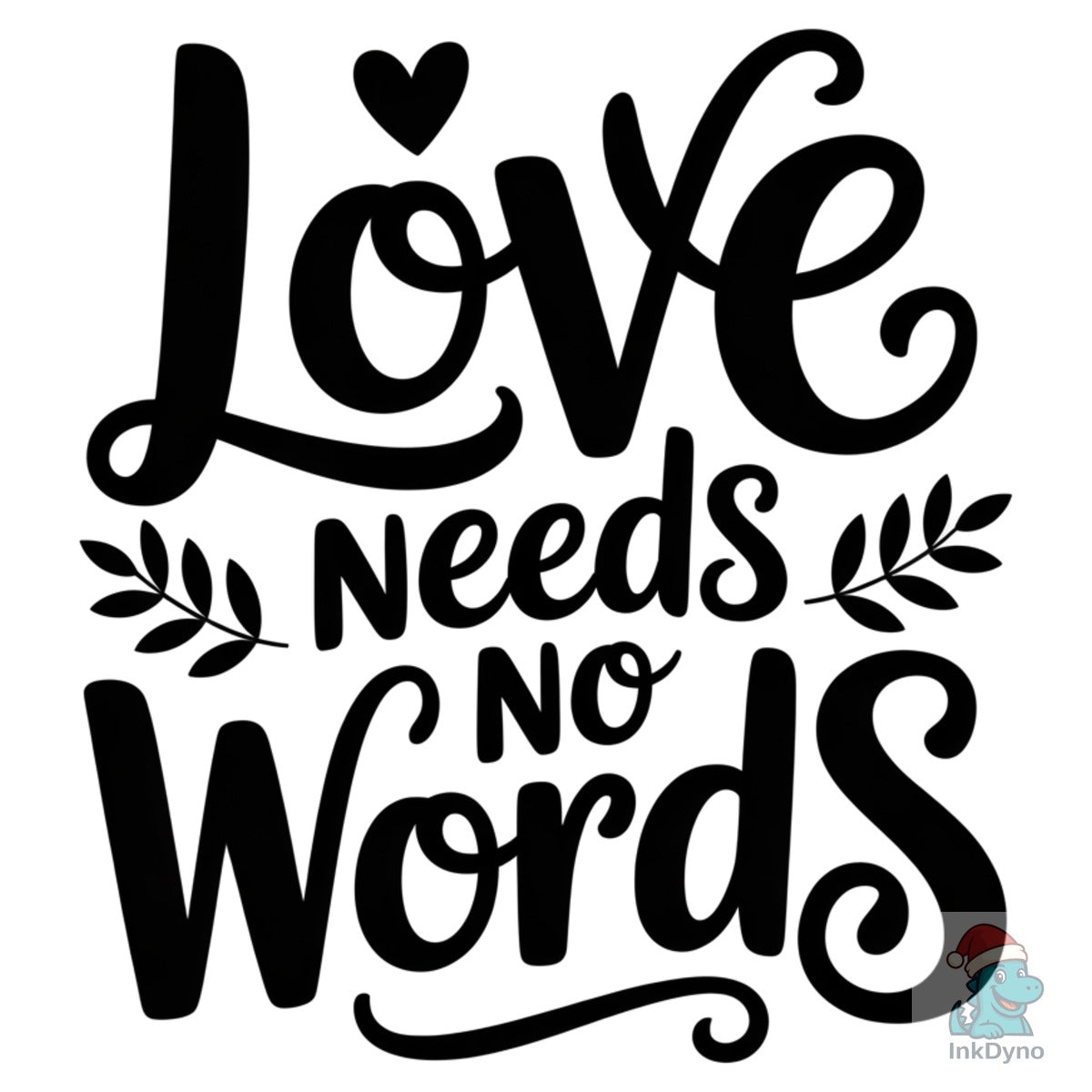 Love Needs No Words Autism Shirt