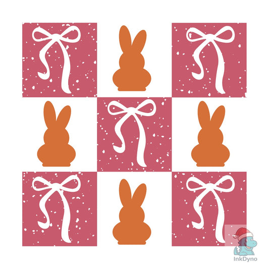 Easter Coquette Bow Easter - DTF Transfer