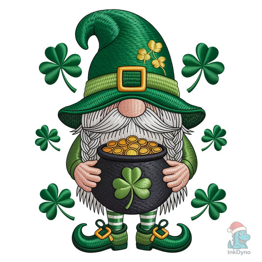 Leprechaun Gnome Pot of Gold - DTF Transfer