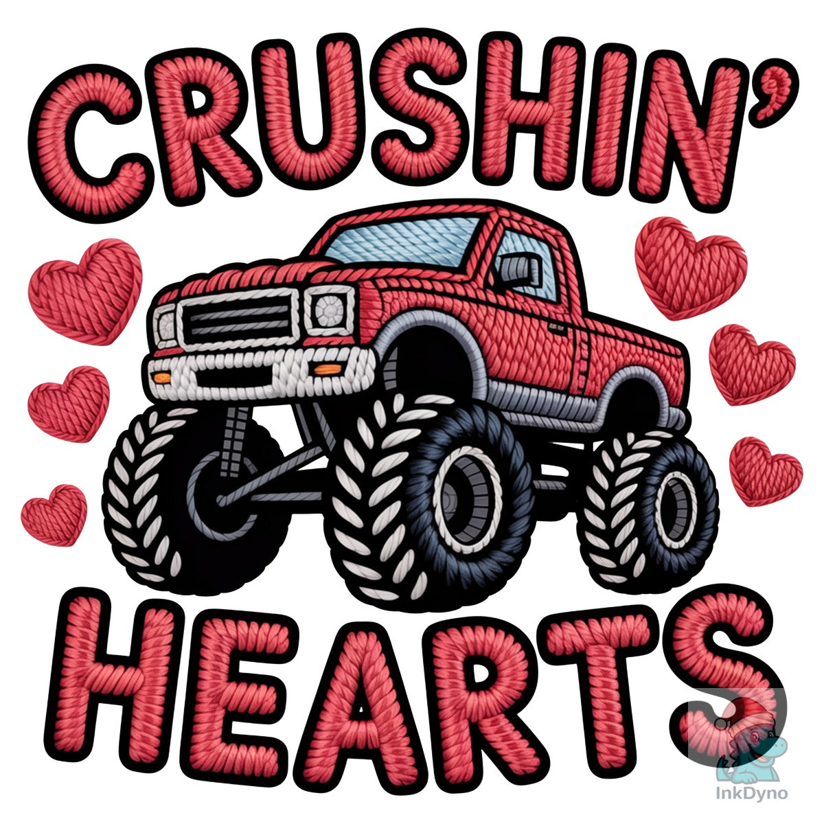 Valentines Crushin Heart Truck