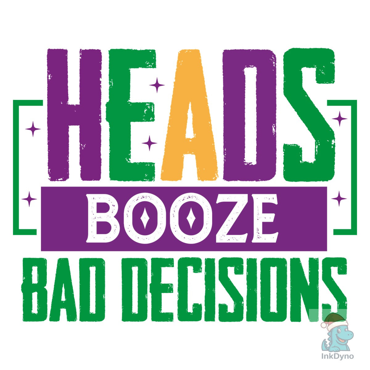 Beads Booze Bad Decisions Mardi Gras