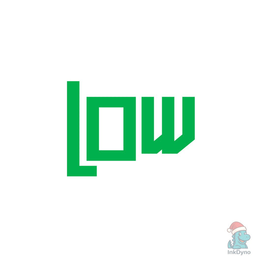 Stay Low Key Modern Bold Typography - DTF Transfer
