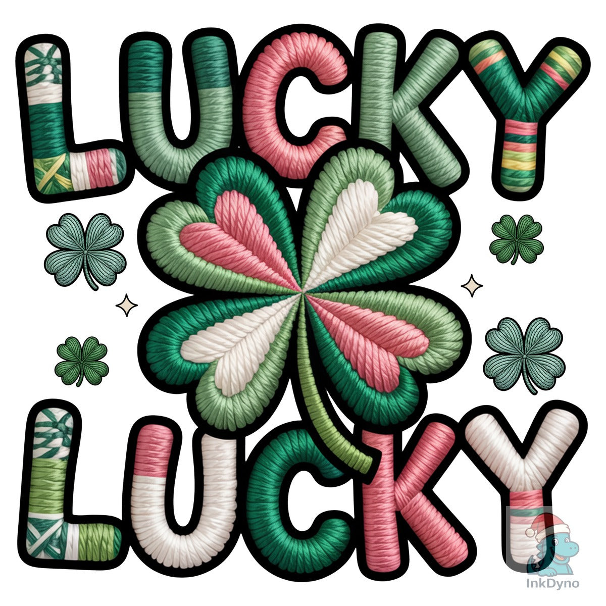 Lucky Patricks Day Shamrock Sequins
