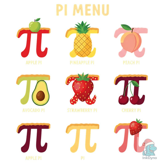 Pi Menu Funny Math - DTF Transfer