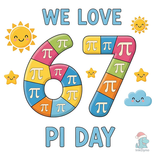 We Love 67 Pi Day - DTF Transfer