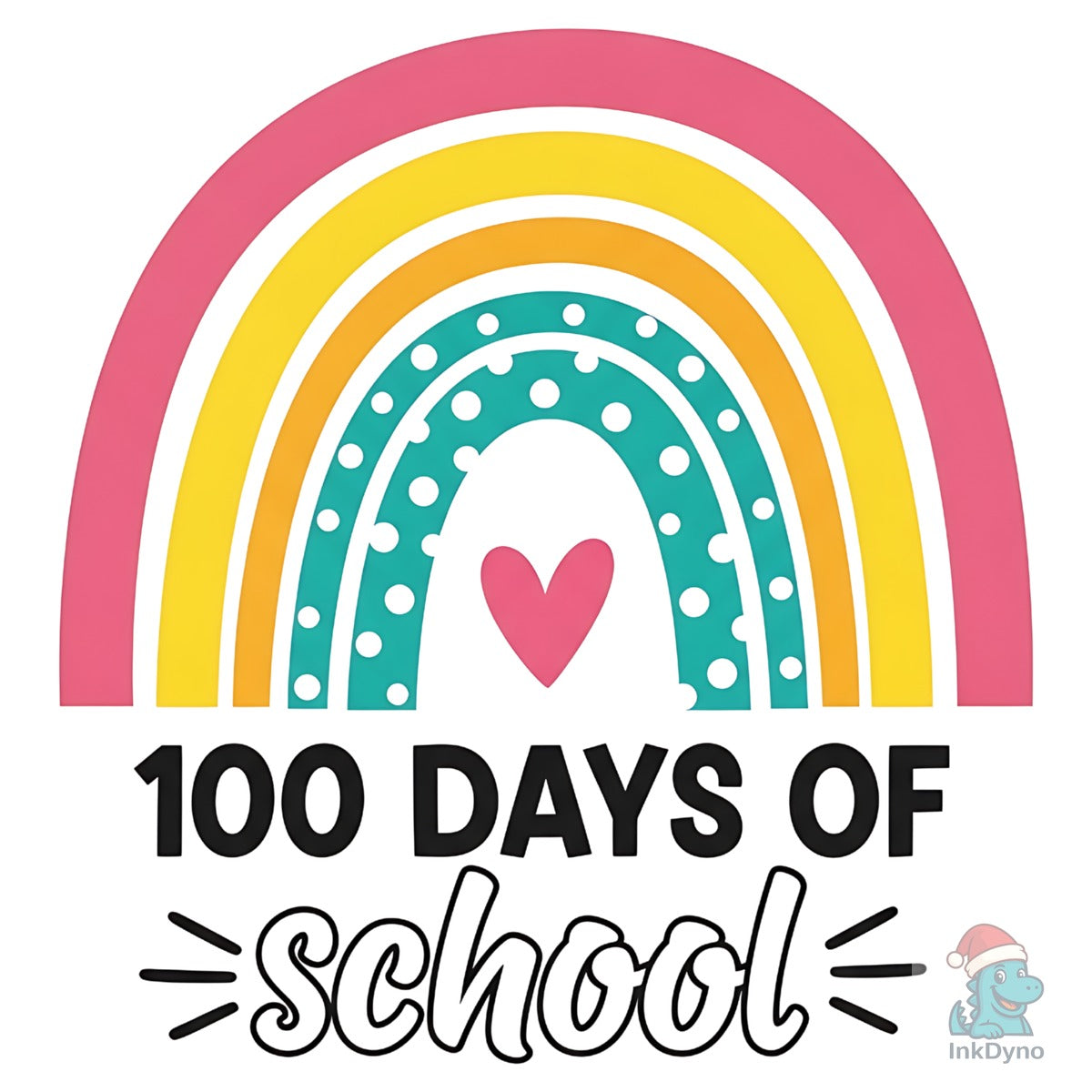 100 Days of School Rainbow