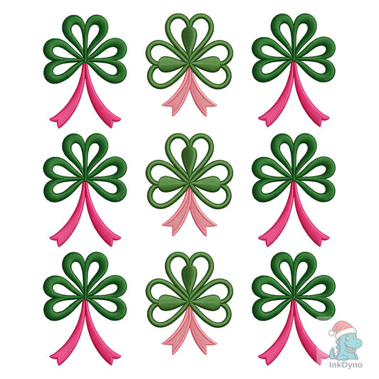 Glitter Lucky Shamrock Sparkle - DTF Transfer