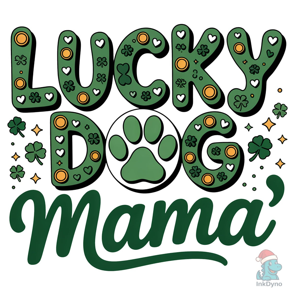 St Patrick's Day Lucky Dog Mama