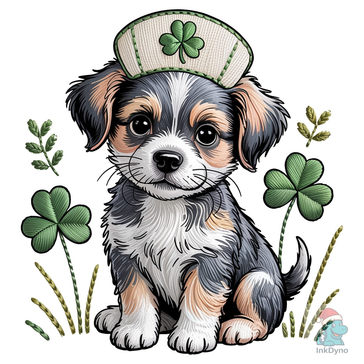 St. Patrick's Day Nurse Dog Dog