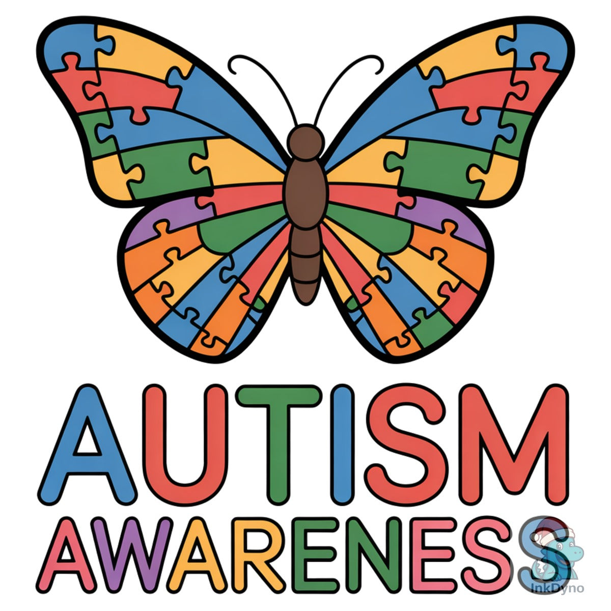 Autism Awareness Butterfly
