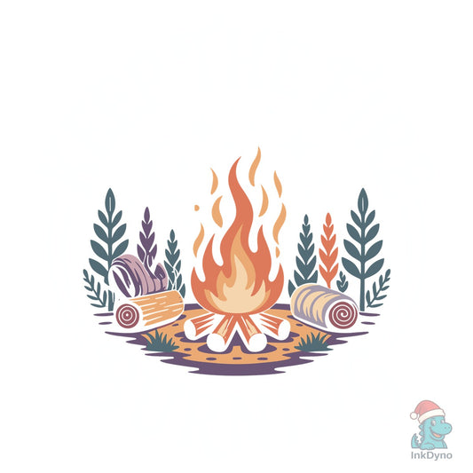 Keep the Fire Burning Bonfire Design - DTF Transfer