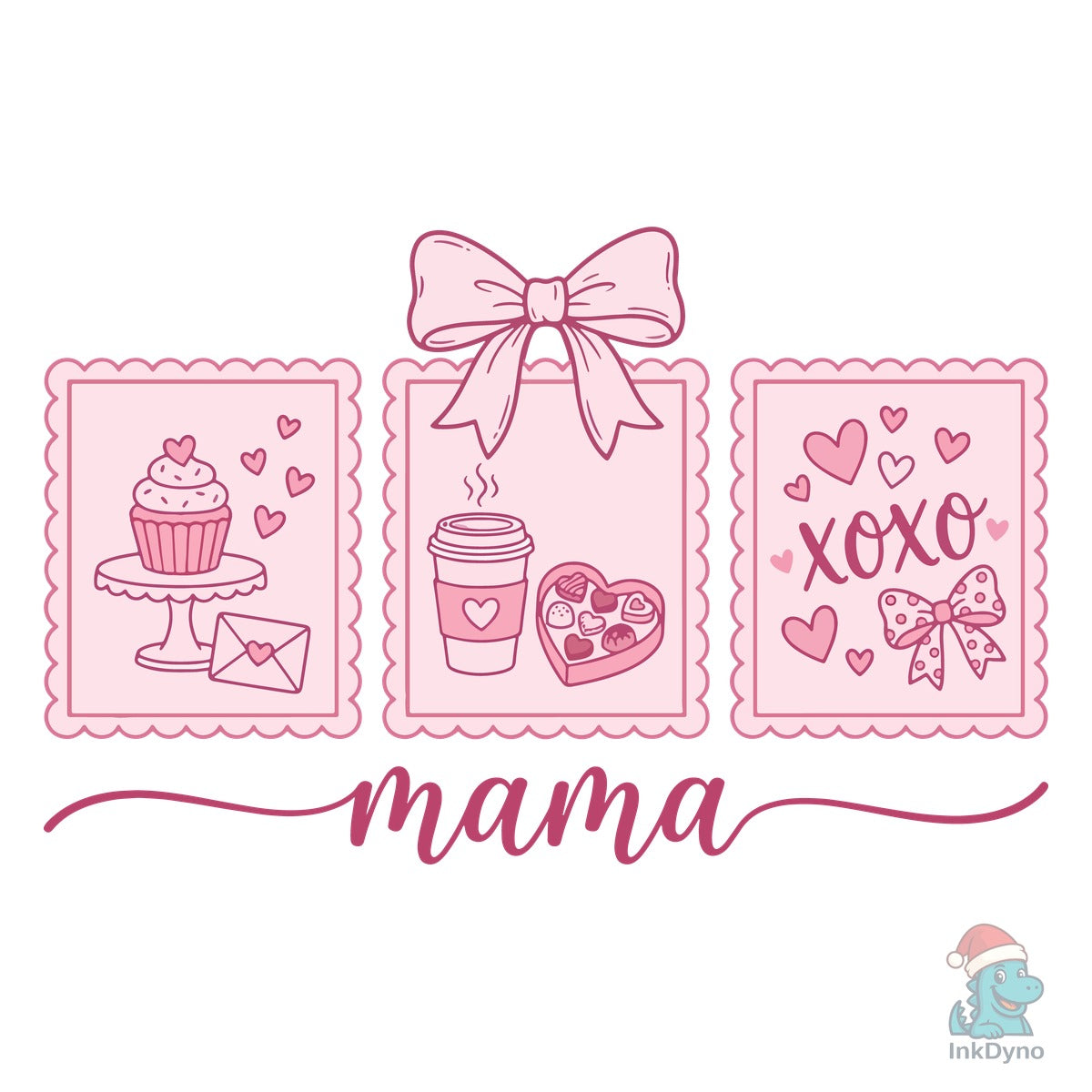 Mama Love Valentine's Day T-Shirt