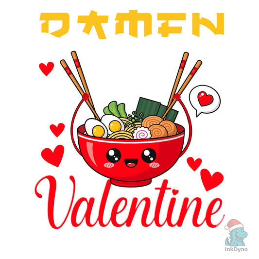 Ramen Love Valentine's Day T-Shirt - DTF Transfer