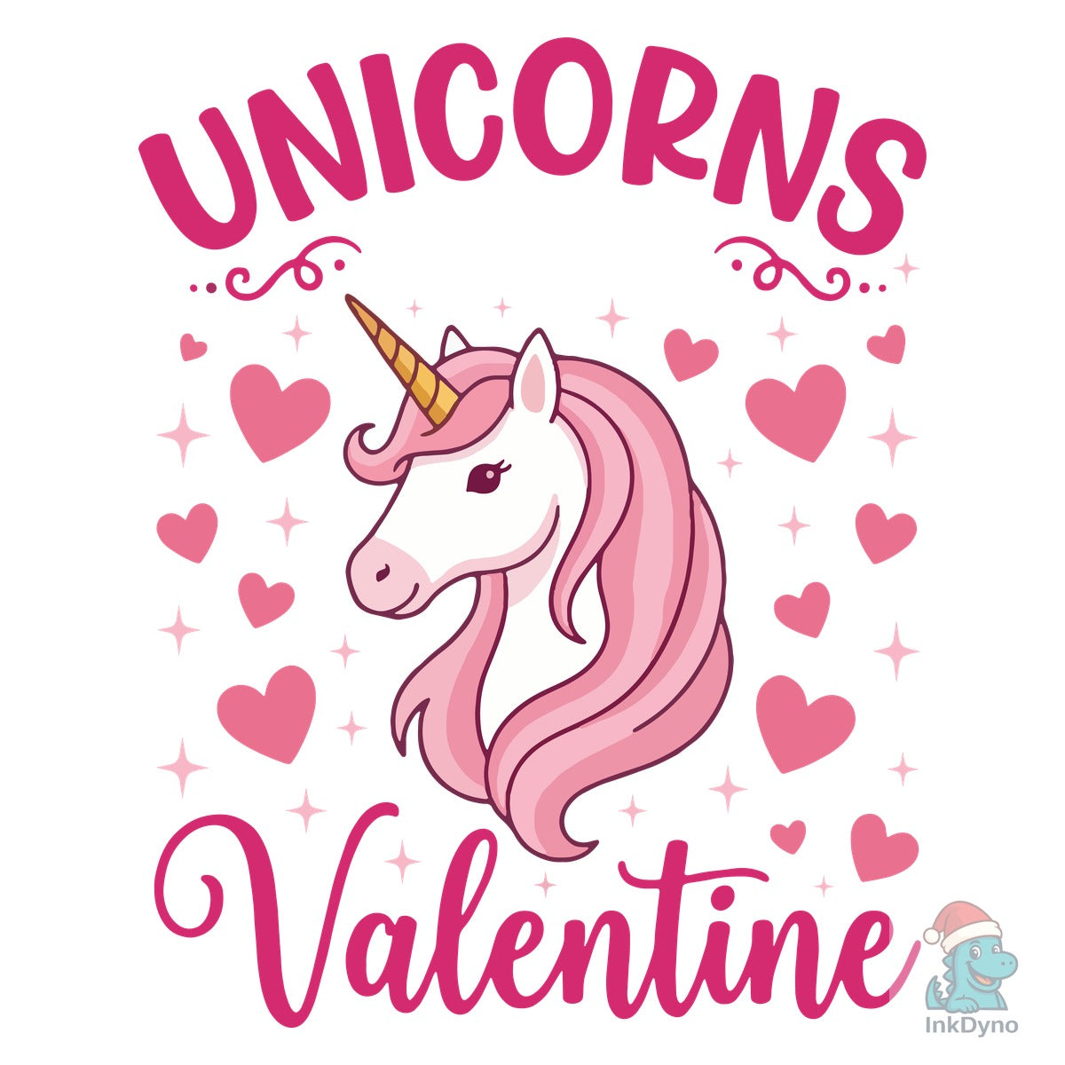 Unicorn Love Valentine's Day T-Shirt