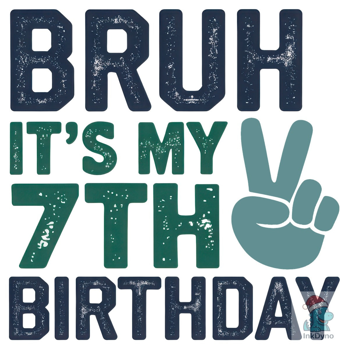 Retro Bruh It's My 7th Birthday