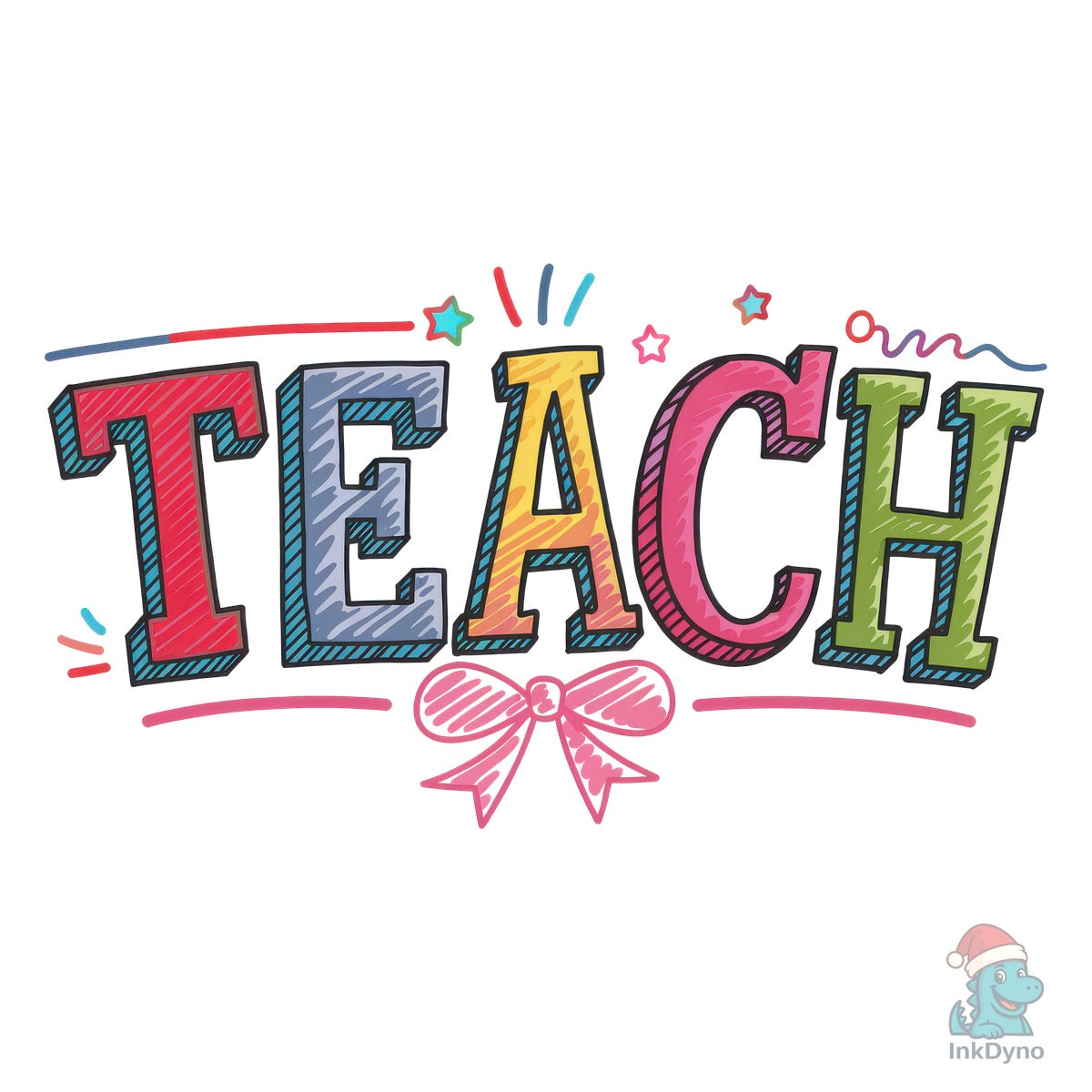 Retro Teach Coquette Bow