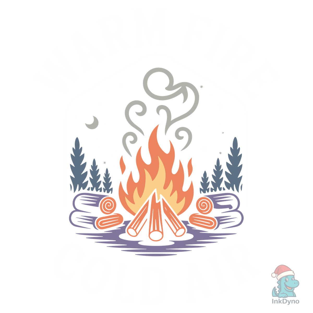Warm Fire Cold Air Camping Design