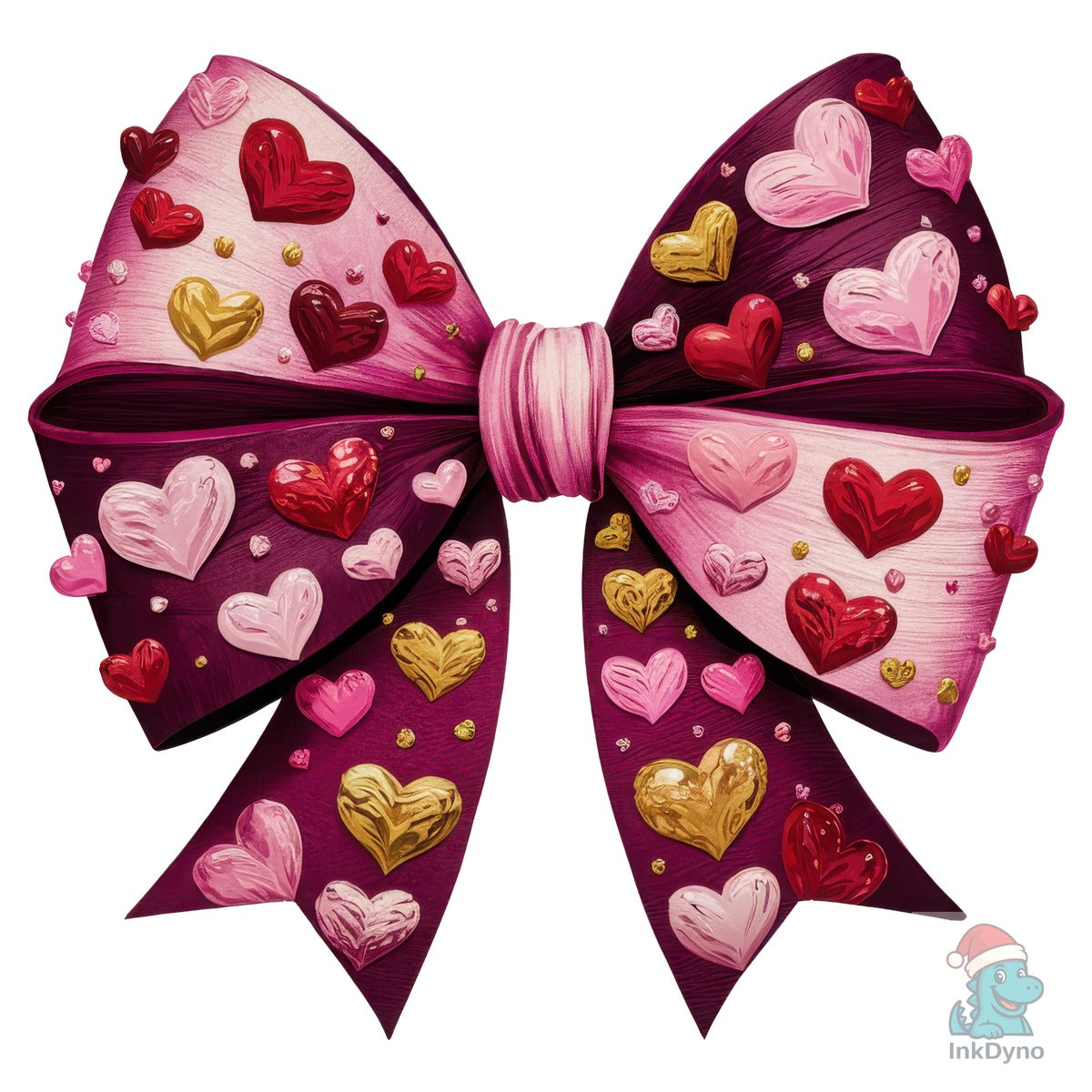 Love Hearts Coquette Bow