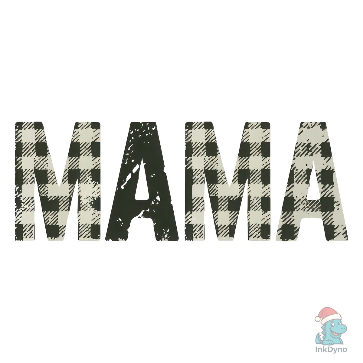 Retro Checkered Mama Mother Mom