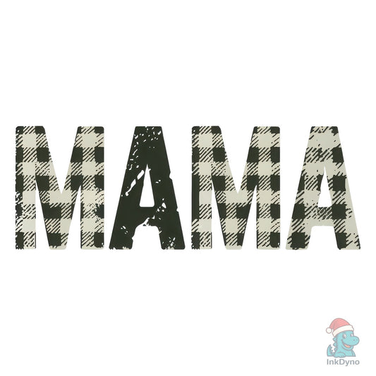 Retro Checkered Mama Mother Mom - DTF Transfer