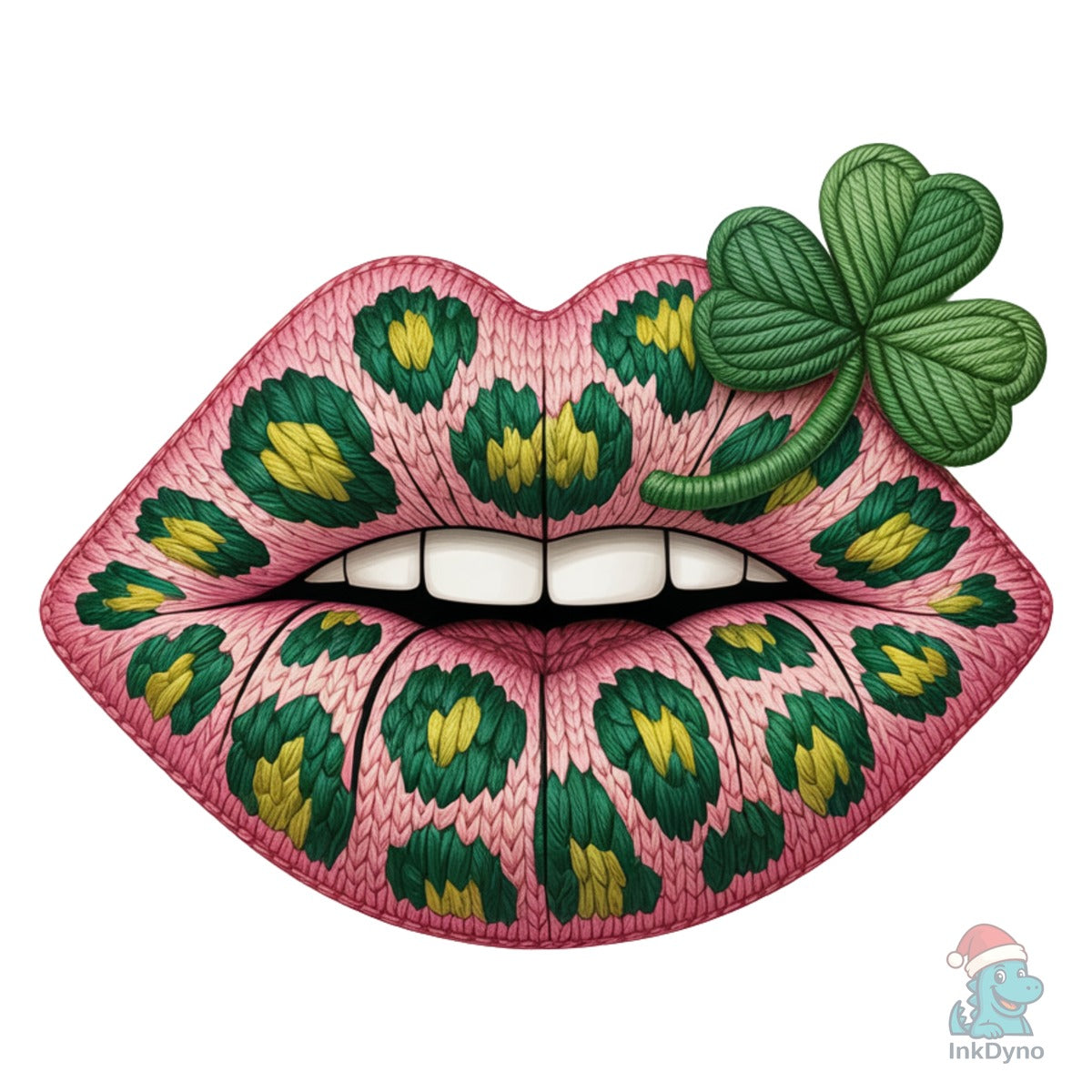 Shamrock Leopard Lips Lucky
