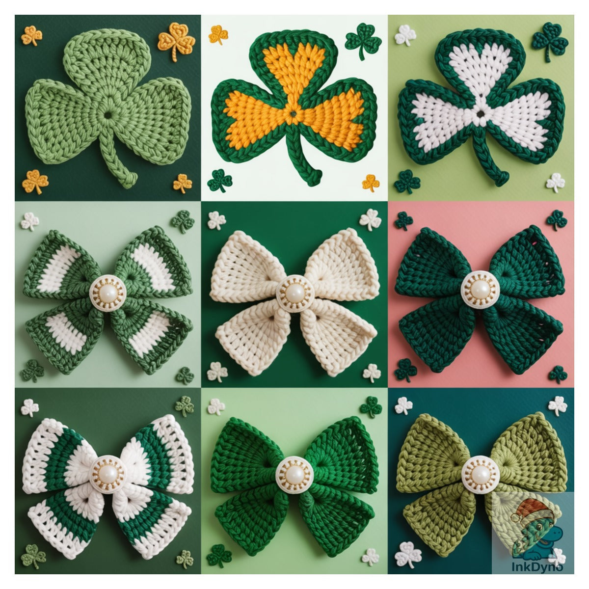Shamrock Pattern Tile Lucky