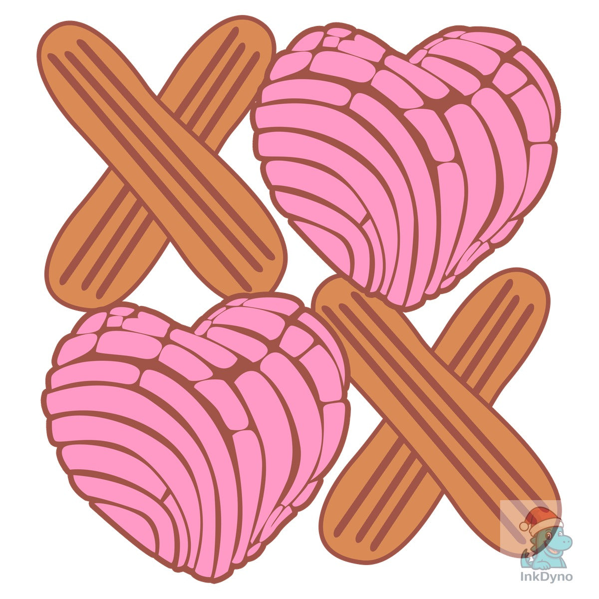 XOXO Conchas Concha Heart Valentine
