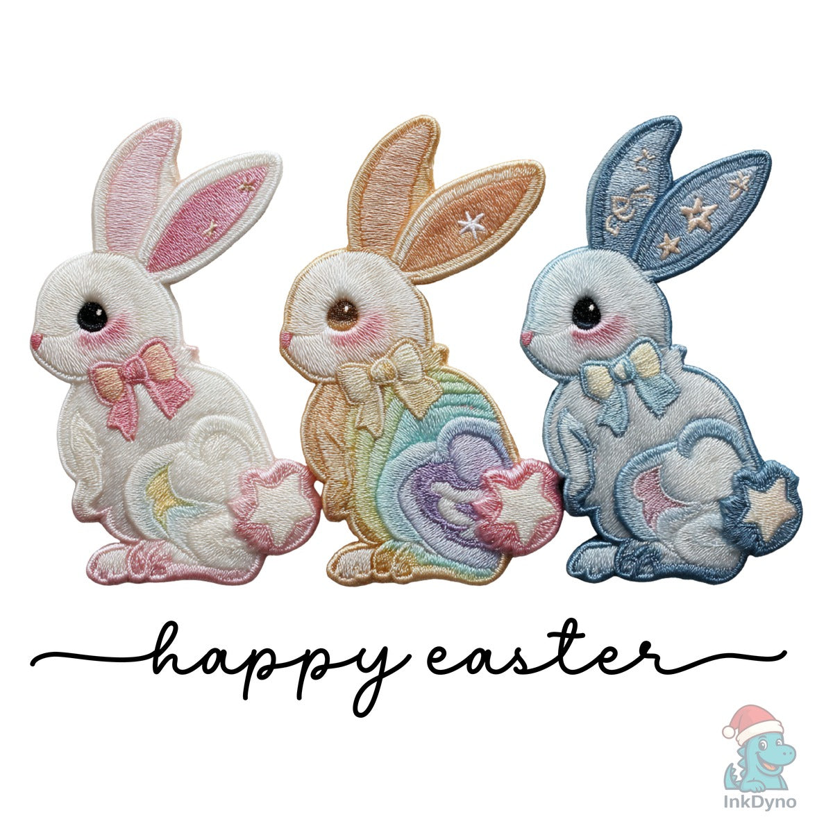 Happy Easter Retro Bunnies Easter