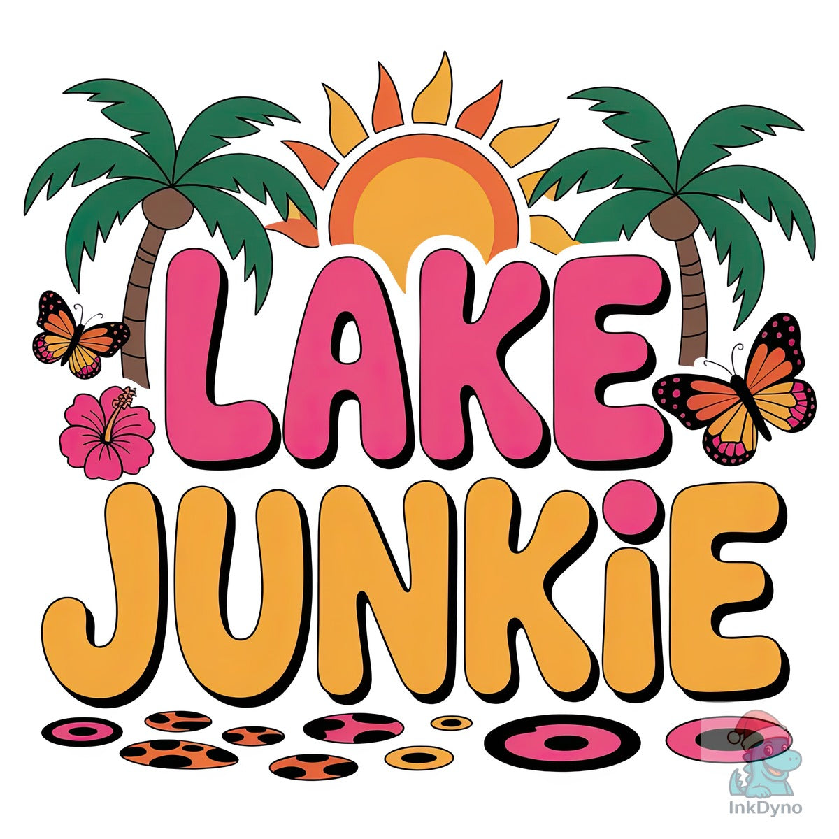 Lake Junkie Tropical Sublimation Design