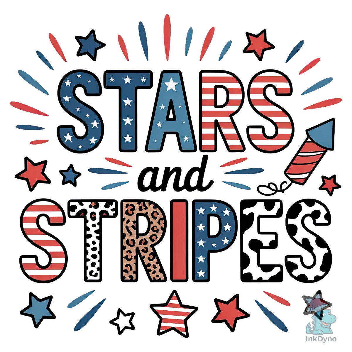Stars and Stripes Distressed