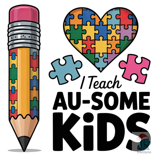 Autism Awareness Teacher - DTF Transfer