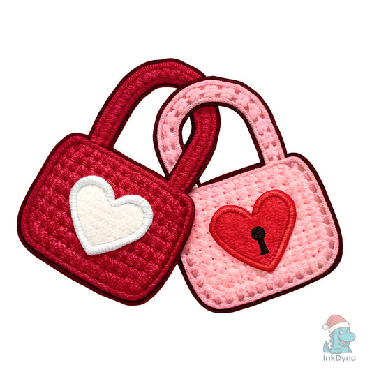 Valentine Romantic Heart Love Lock - DTF Transfer