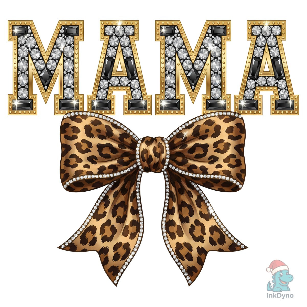 Mama Leopard Bow Bling