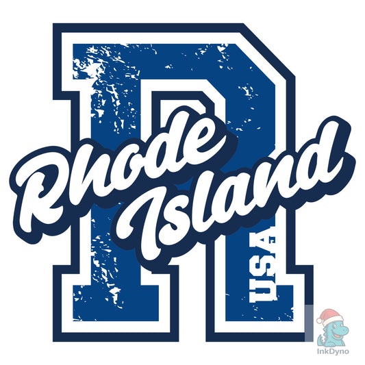 Rhode Island State America USA - DTF Transfer