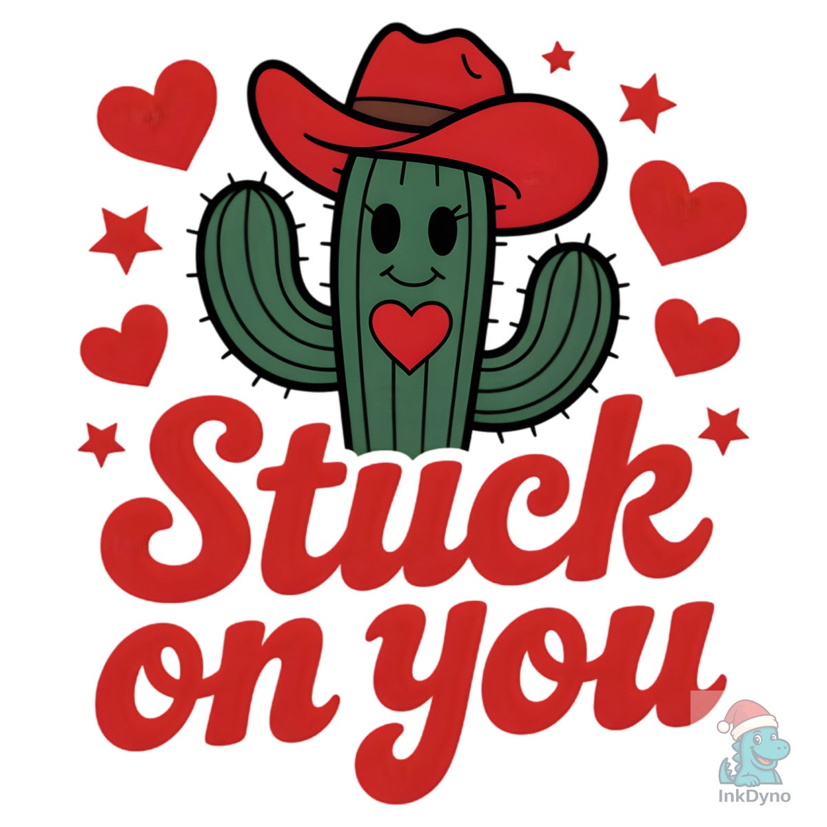 Stuck on You Cute Cactus Love