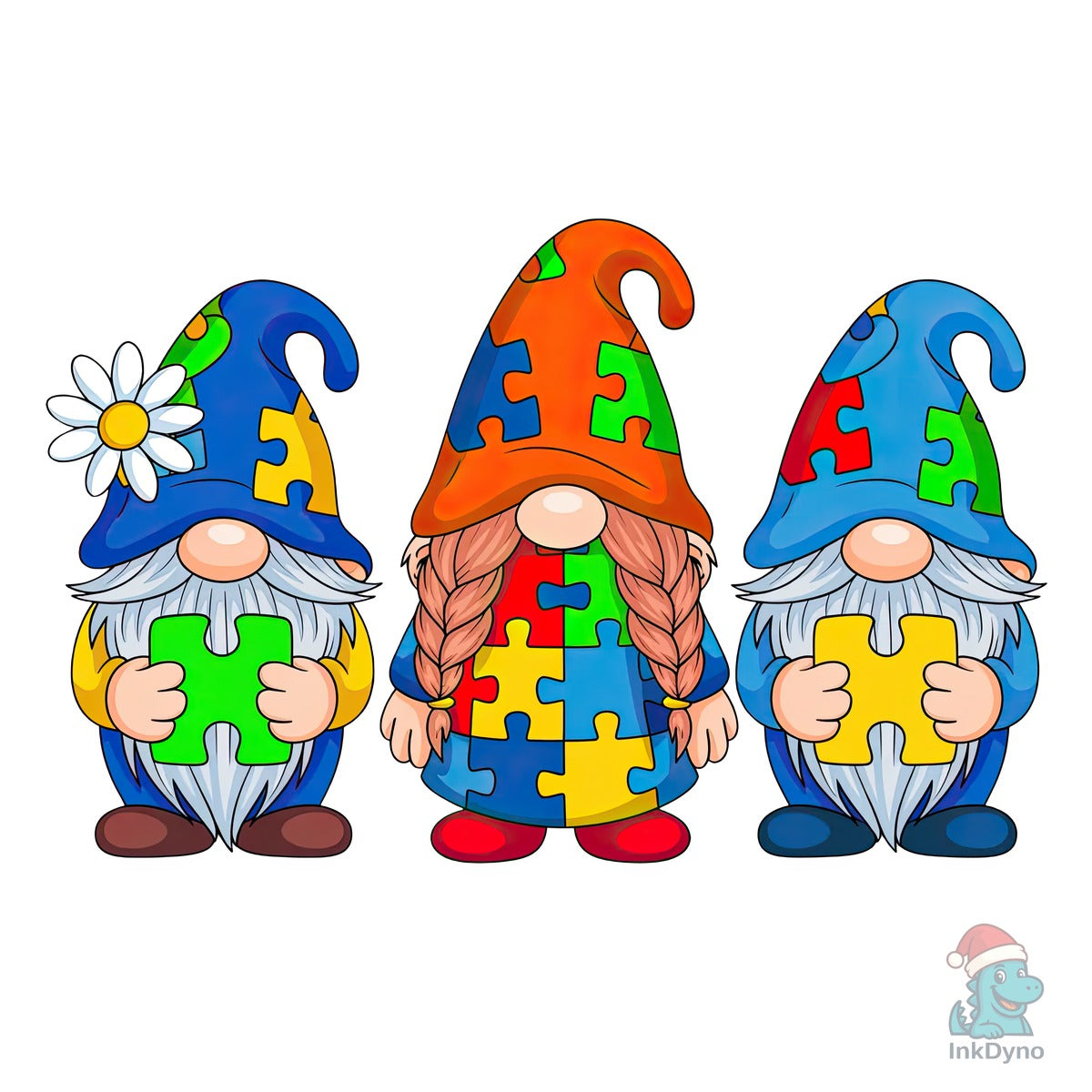 Autism Awareness Gnome