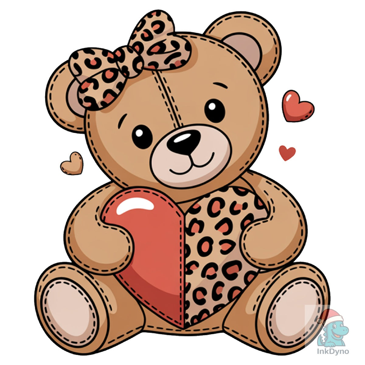 Cute Teddy Bear Valentine Sublimation PN