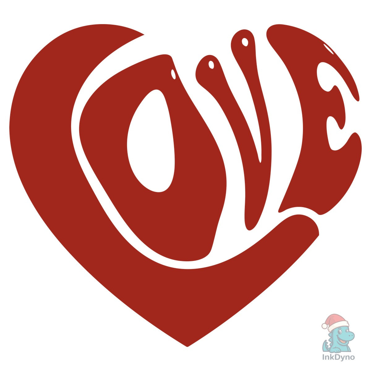 Retro Love Heart Valentine's