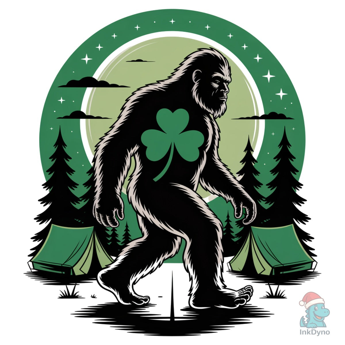 Irish Luck Bigfoot St Patrick's Day