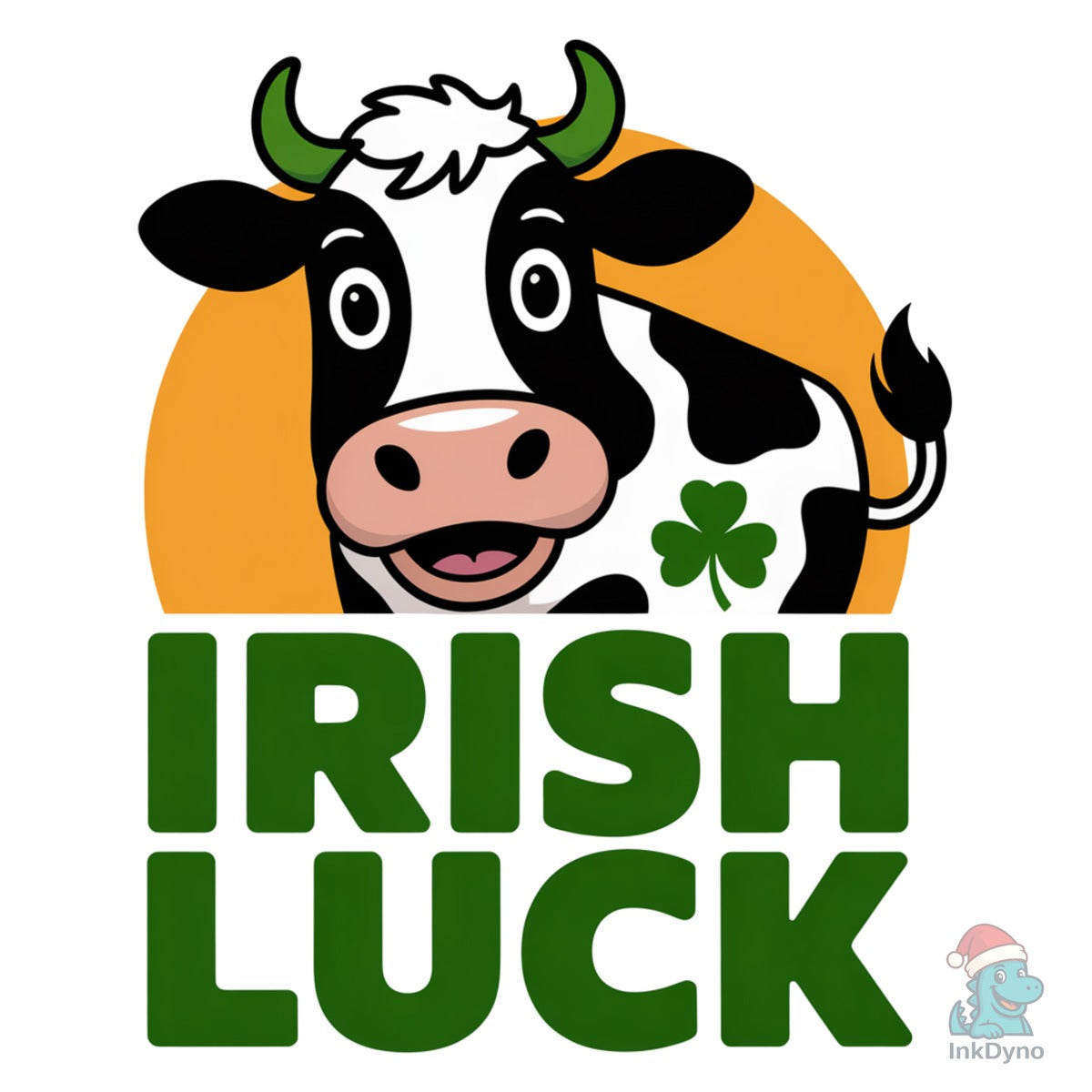 Irish Luck Cow St Patrick's Day Cow