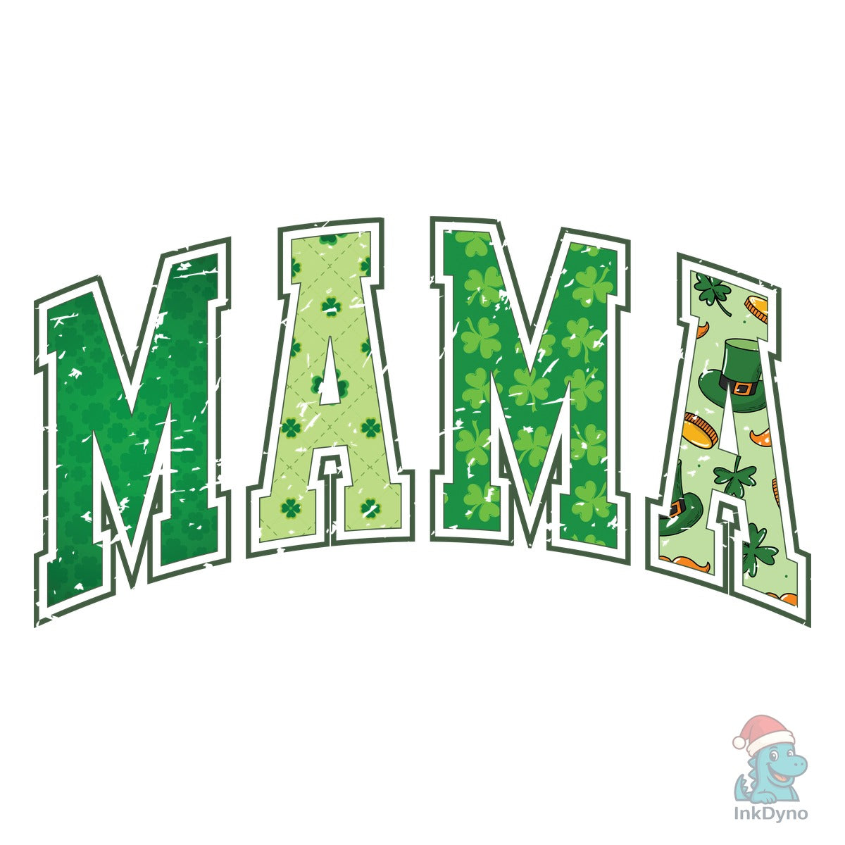 Mama St Patricks Day Mama Lucky Varsity