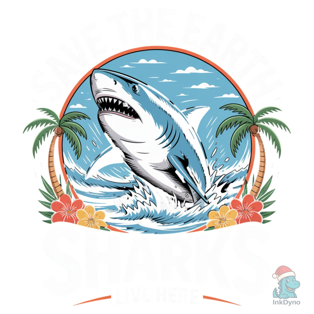 Save the Earth Shark Ocean