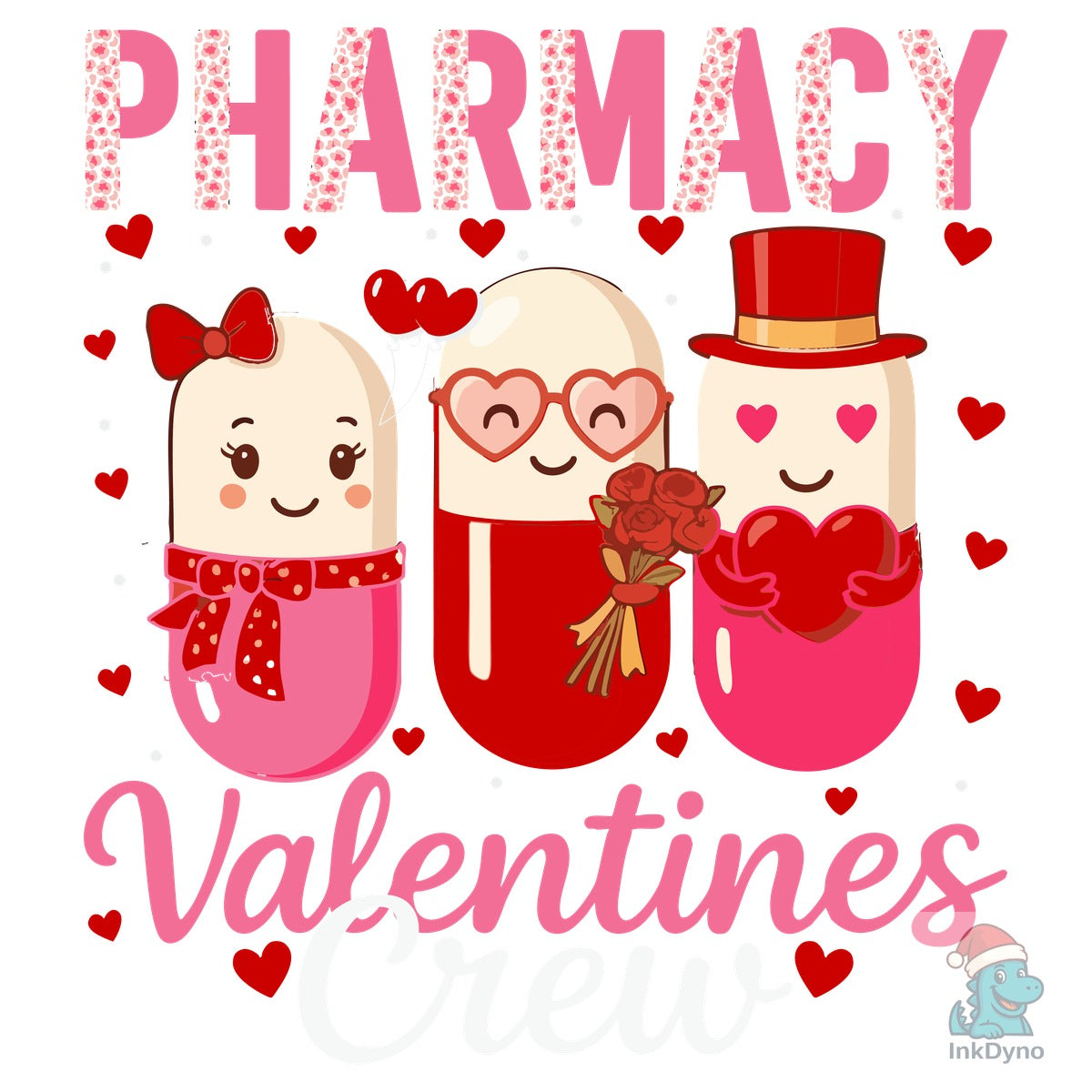 Pharmacy Crew Valentine's Day T-Shirt