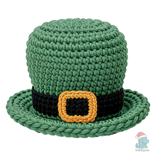 St Patrick's Day Crochet Hat - DTF Transfer