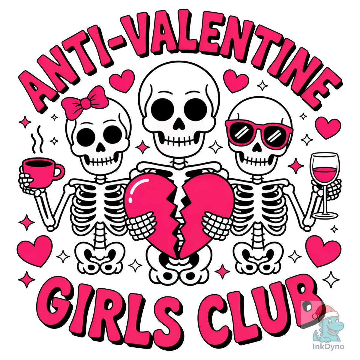 Anti Valentine Club Funny Valentines