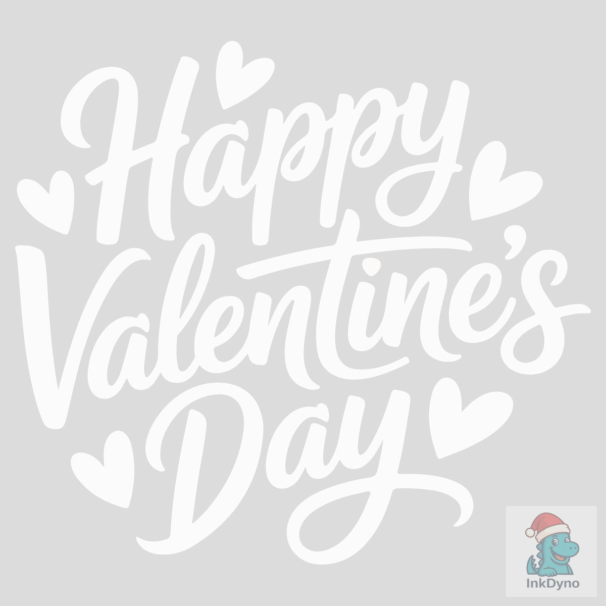 Happy Valentine's Day Lettering Design