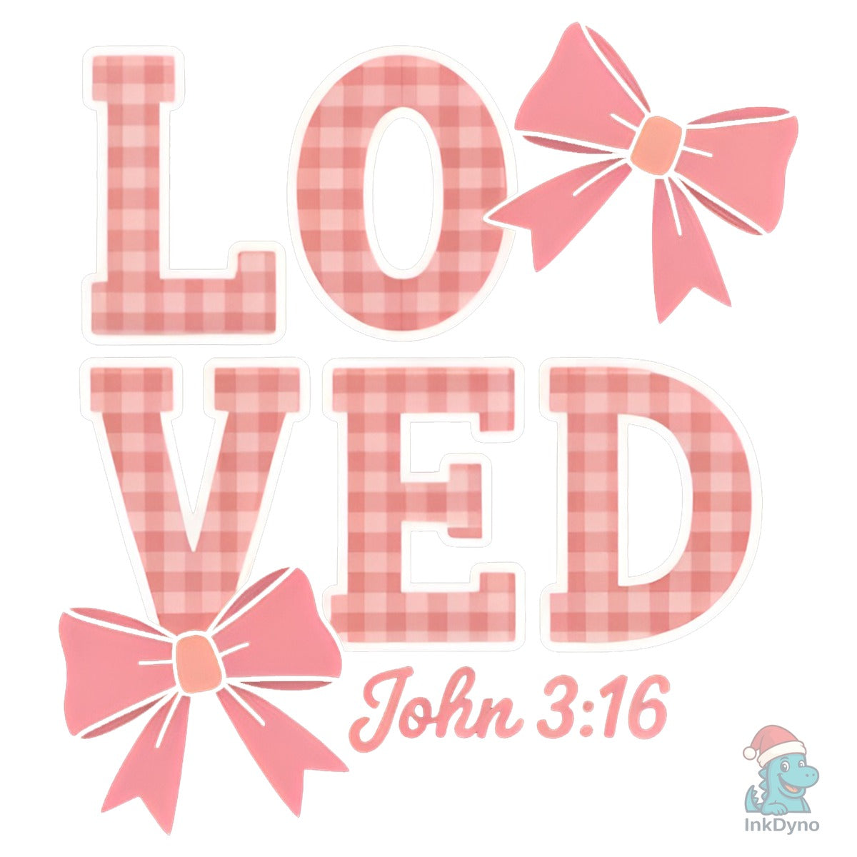Checkered Loved John 316 Design