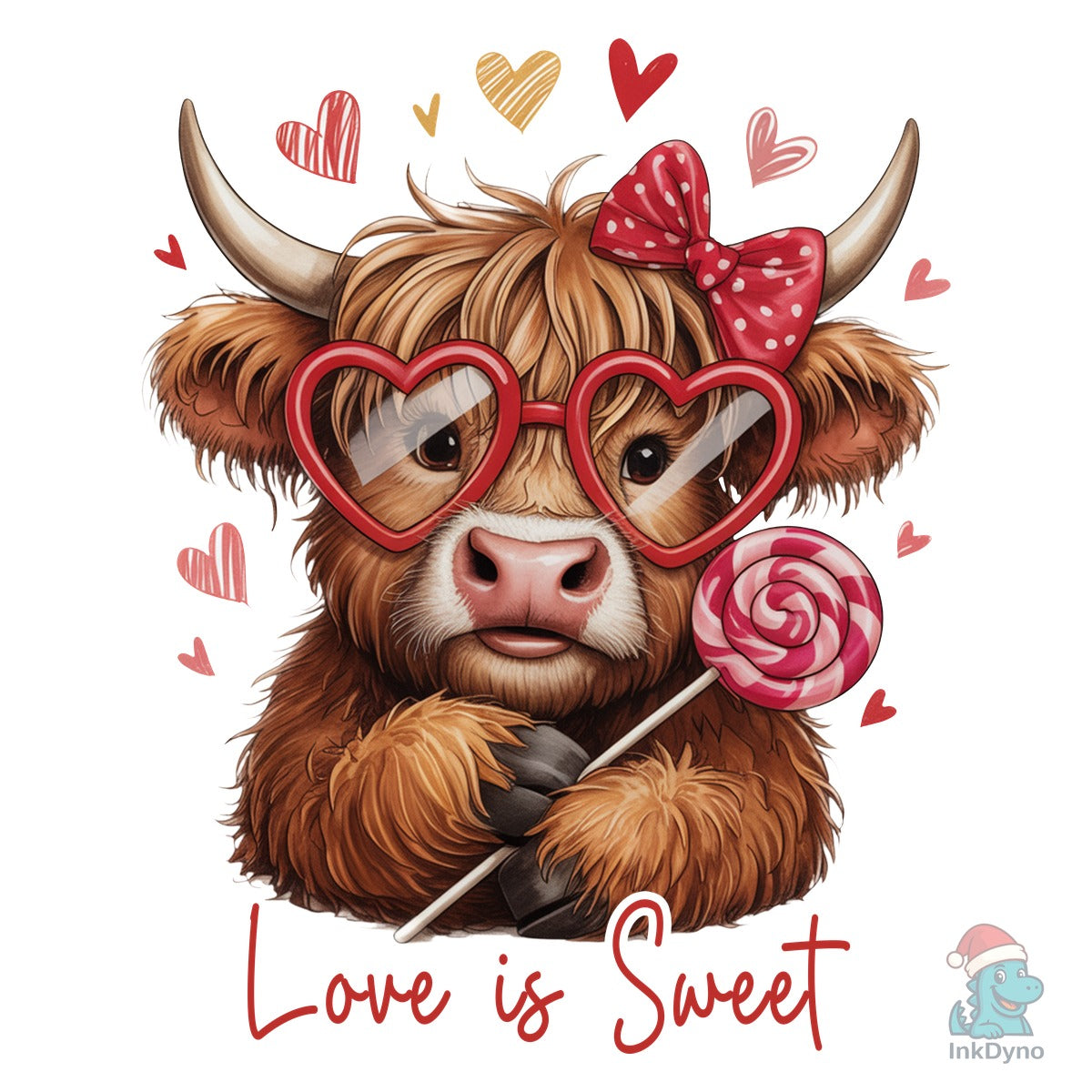 Love is Sweet Highland Cow